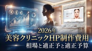 2026年の美容クリニックホームページ制作費