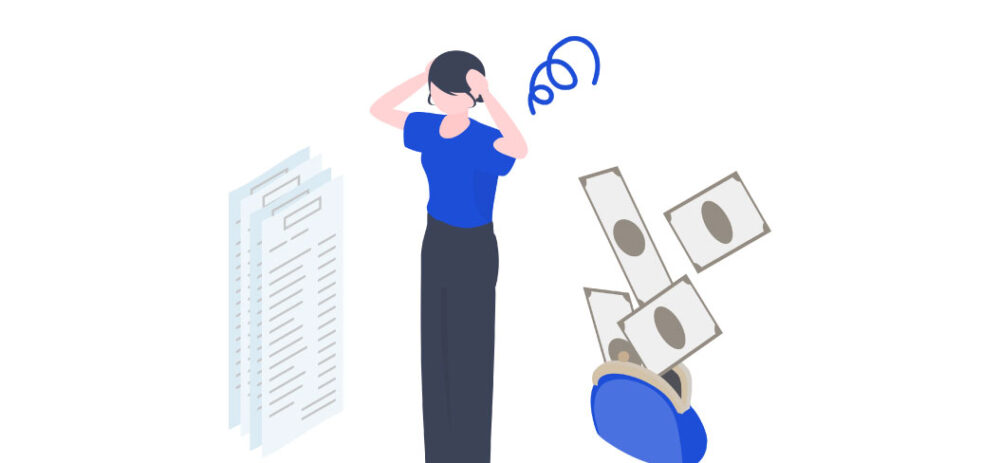 コストが心配な女性経営者